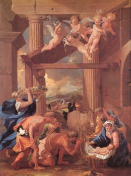 尼古拉斯 普桑 The Adoration of the Shepherds